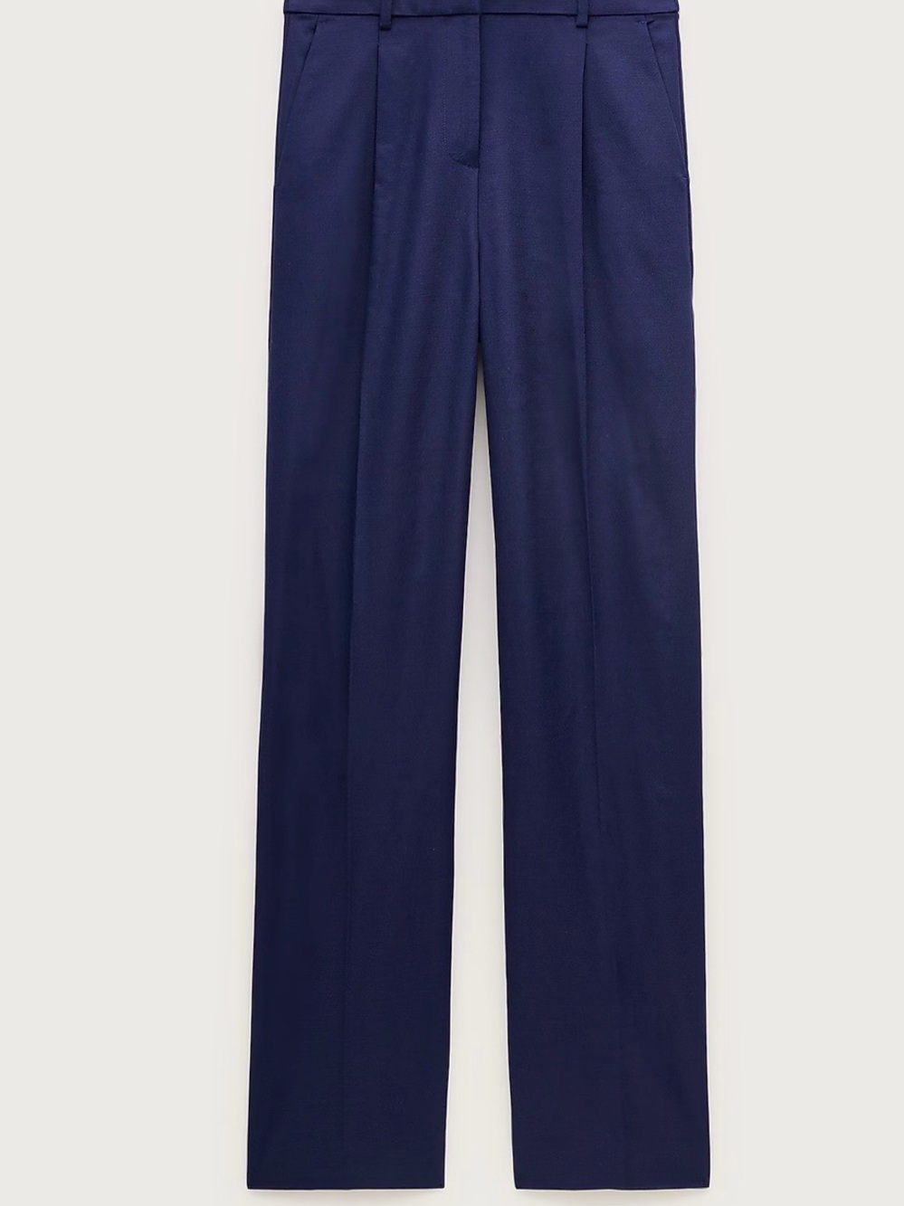 J. Crew Essential wide-leg pant in Gramercy linen blend